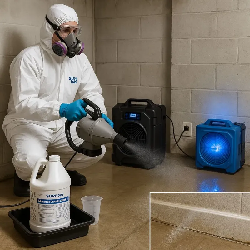 Sanitization and Odor Removal process in Hampton, MD